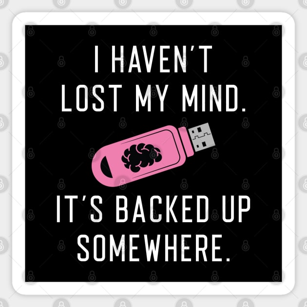 Lost My Mind Sticker by LuckyFoxDesigns